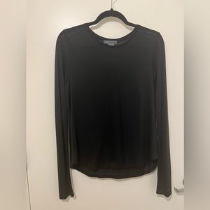Vince Black Long Sleeve Top - Size Medium